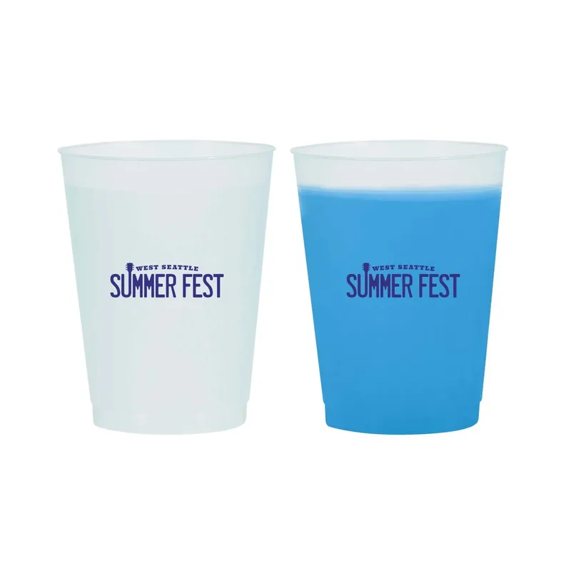 16 Oz. Frosted Mood Reusable Flex Stadium Cup — DIBG025, view 4 of 12