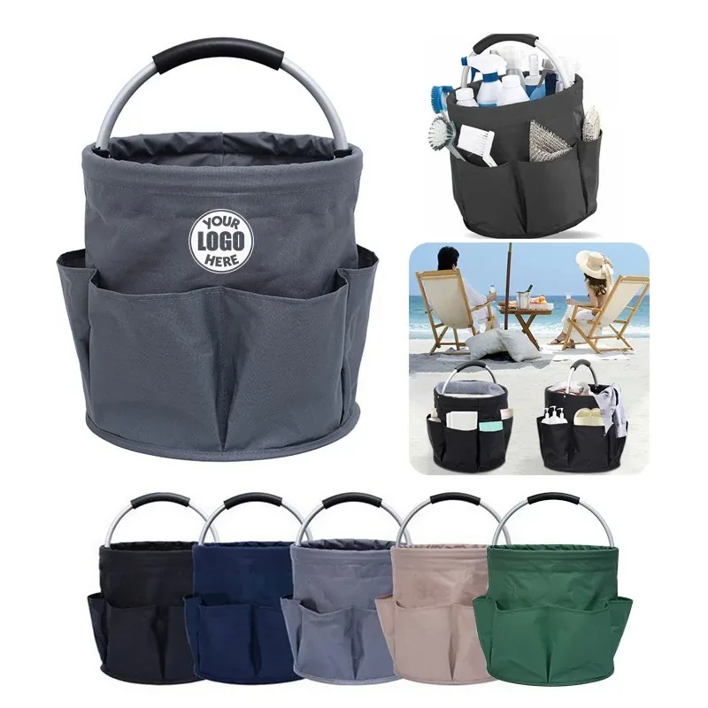Personalized Collapsible Basket With Handles — DIBG105816, view 1 of 6