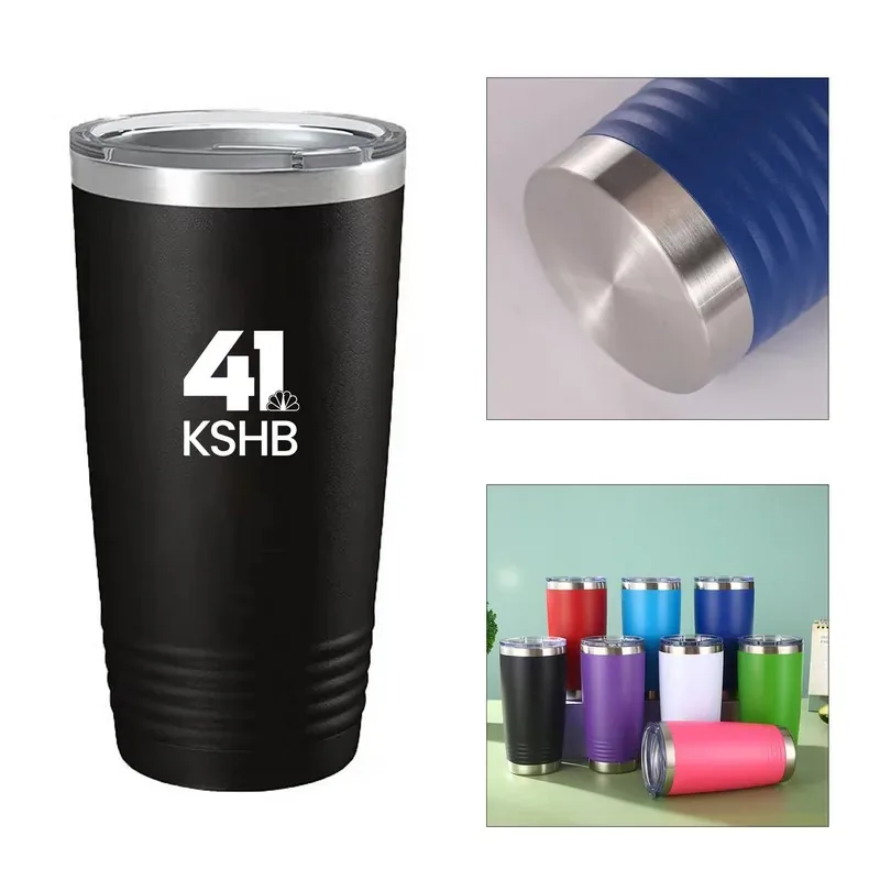 20Oz. Insulated Tumbler With Lid With Logo Imprint