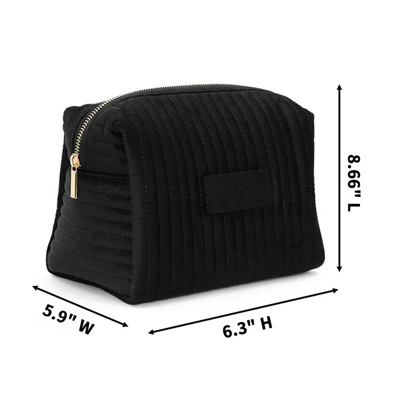 Quilted Velvet Cosmetic Organizer — DIBG110226, view 4 of 7