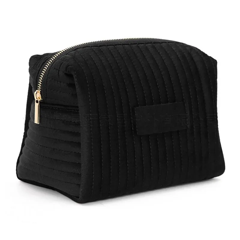Quilted Velvet Cosmetic Organizer — DIBG110226, view 5 of 7
