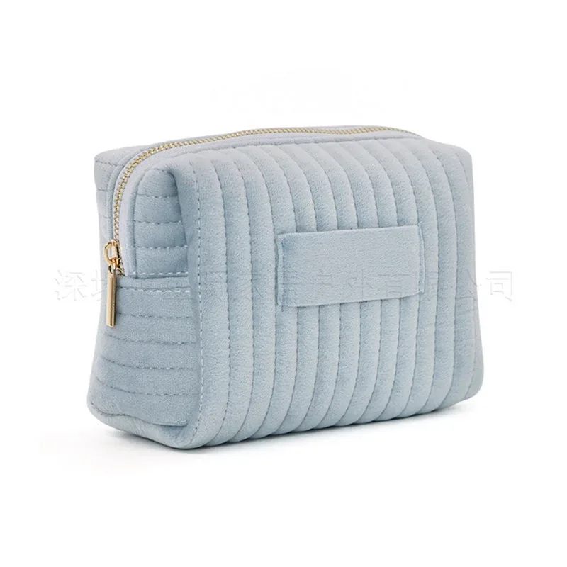 Quilted Velvet Cosmetic Organizer — DIBG110226, view 6 of 7