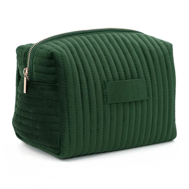 Quilted Velvet Cosmetic Organizer — DIBG110226, view 7 of 7