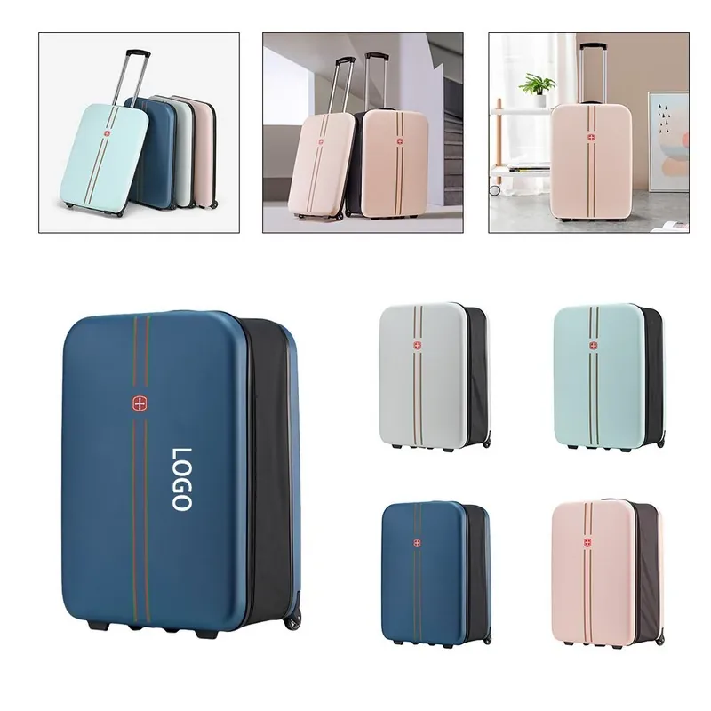 Personalized Collapsible Wheeled Travel Case — DIBG110264, view 1 of 7
