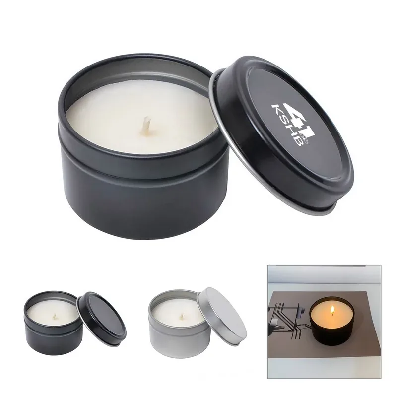 Personalized Round Candle Tin — DIBG111871, view 1 of 1