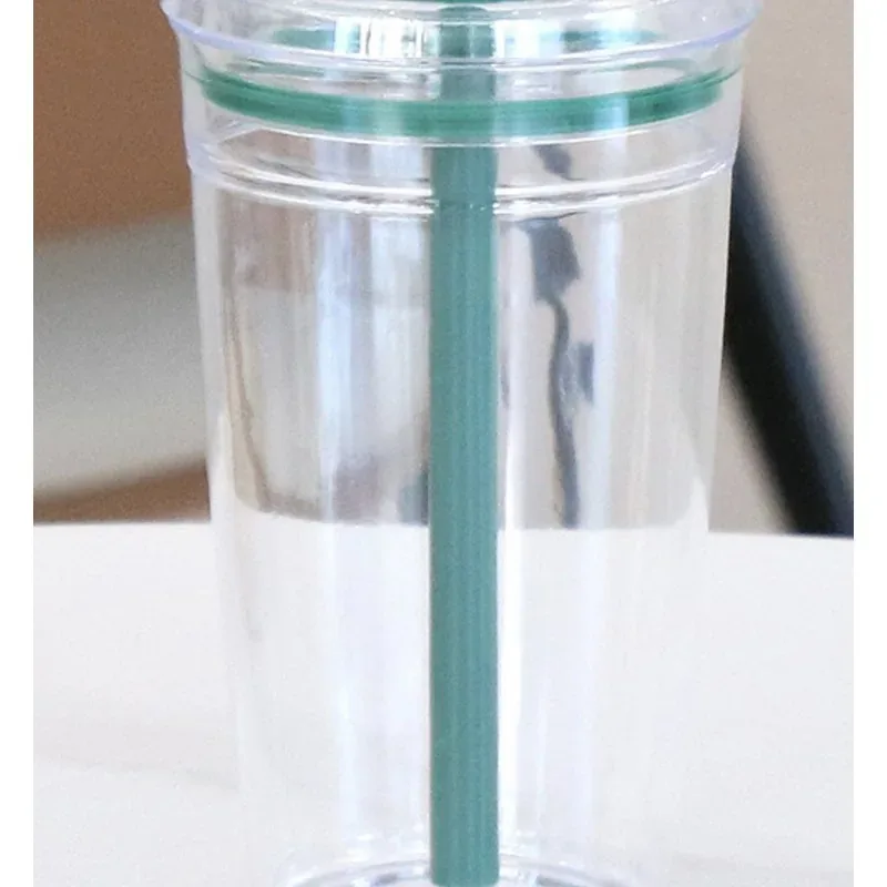 Clear Candy-Color Straw Tumbler Elegant High-Density — DIBG180550, view 6 of 7