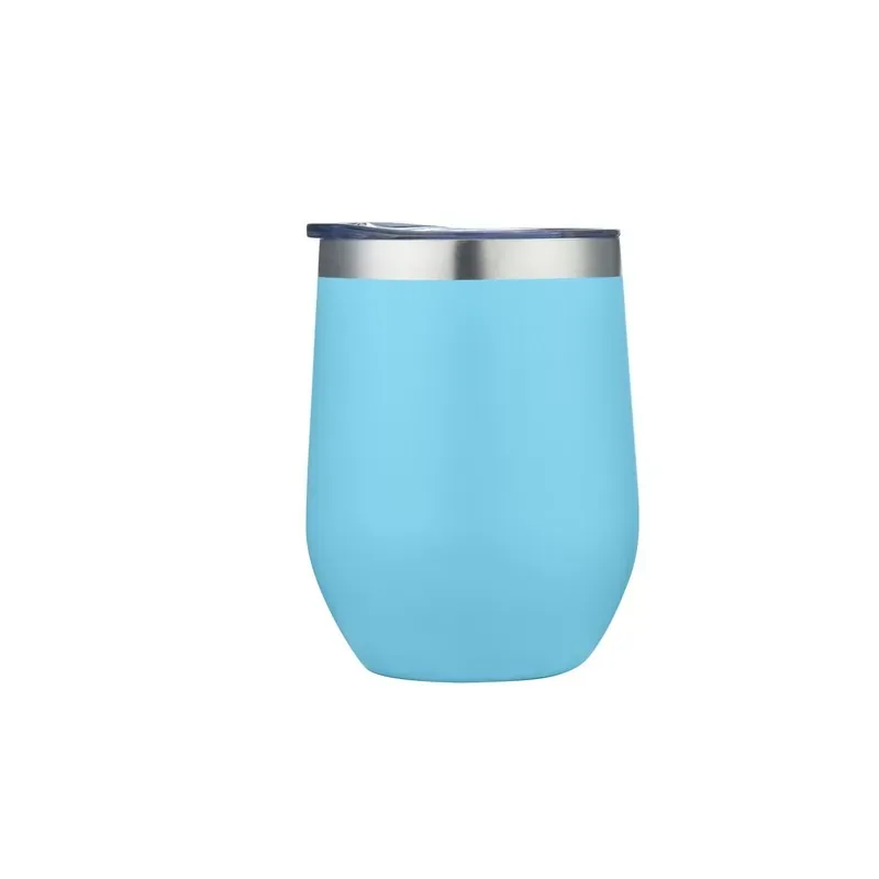 12oz Double Wall Stainless Steel Wine Tumbler Vacuum — DIBG29742, view 7 of 9