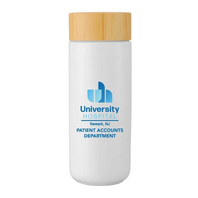 10 Oz. Double Walled Ceramic Insulated Mug With Screw-on Lid — DIBG29743, view 5 of 7