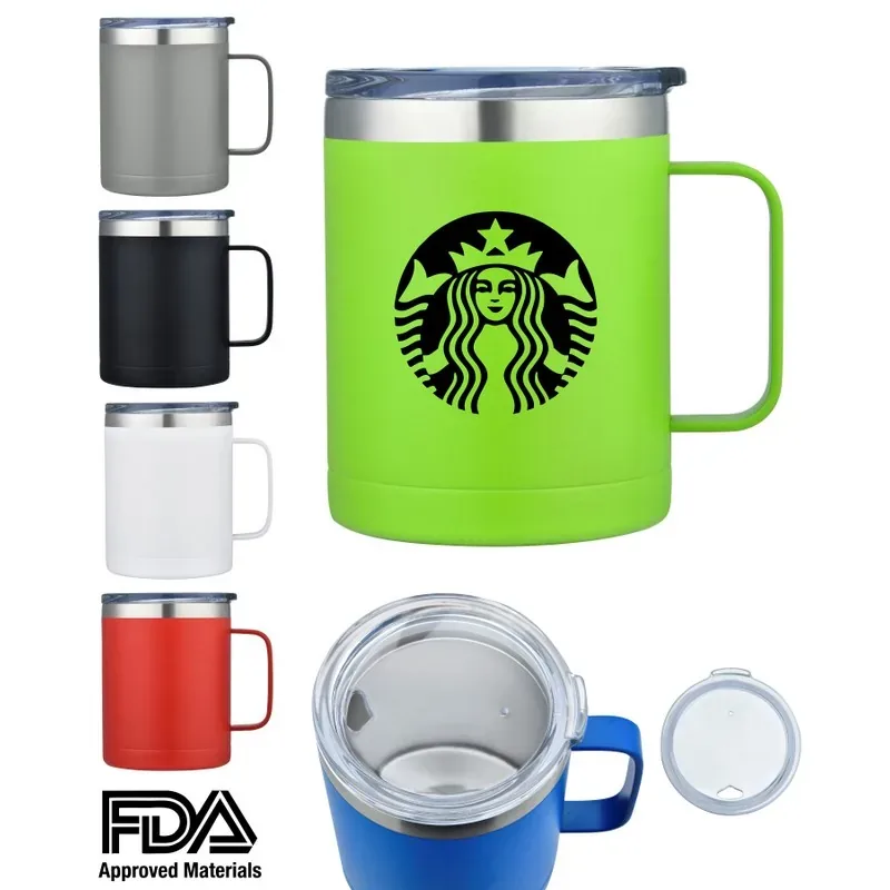 14oz Double Wall Stainless Steel Mug Vacuum Insulated. — DIBG29744, view 1 of 3