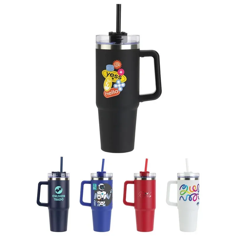 Medina 30 Oz Vacuum Insulated Stainless Steel Mug — DIBG29753, view 2 of 13