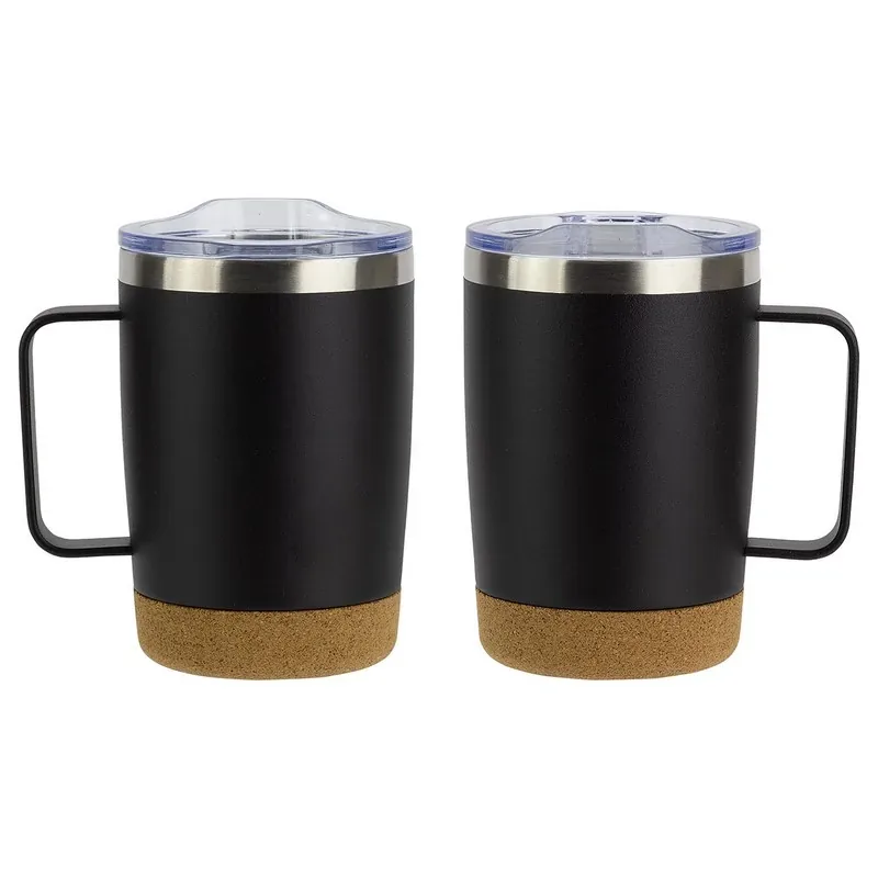 Sapora 12 Oz Vacuum Insulated Stainless Steel Mug With Cork — DIBG29754, view 5 of 9