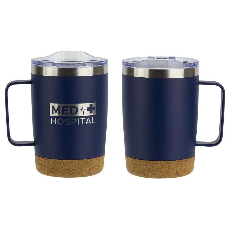 Sapora 12 Oz Vacuum Insulated Stainless Steel Mug With Cork — DIBG29754, view 6 of 9