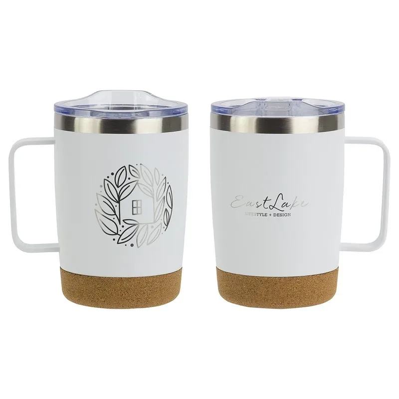 Sapora 12 Oz Vacuum Insulated Stainless Steel Mug With Cork — DIBG29754, view 8 of 9