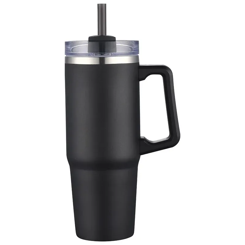 Milo 30 Oz Vacuum Insulated Stainless Steel Mug With Straw — DIBG29757, view 7 of 21