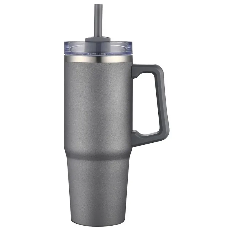 Milo 30 Oz Vacuum Insulated Stainless Steel Mug With Straw — DIBG29757, view 9 of 21