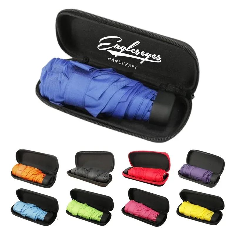 Telescopic Folding Travel Umbrella With Eva Case — DIBG43499, view 2 of 15