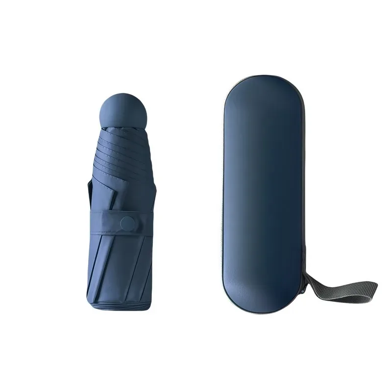 Windproof Sun & Rain Pocket Umbrella With Case — DIBG43502, view 3 of 11
