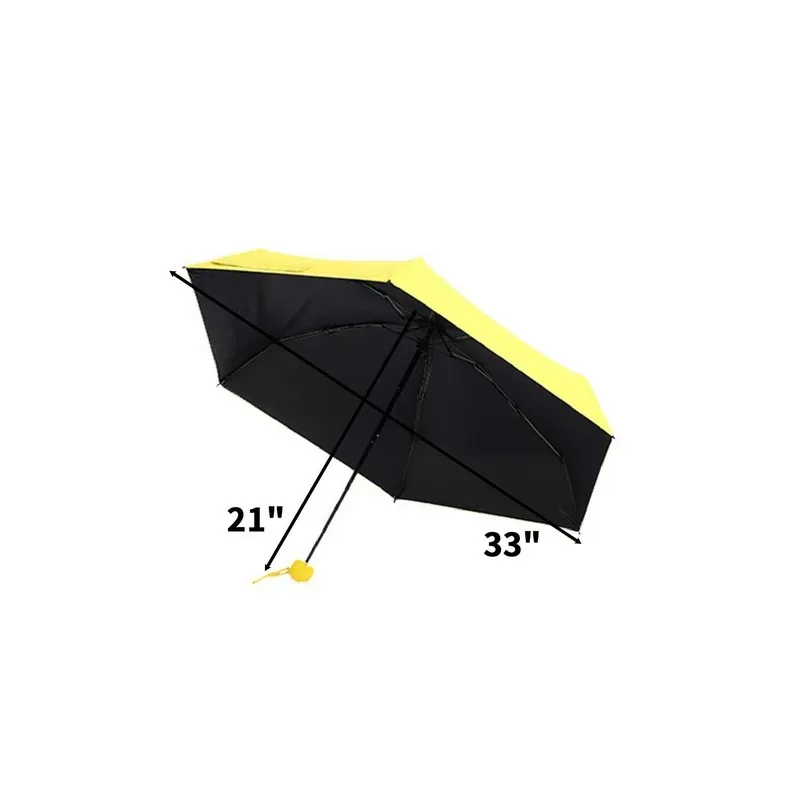 Personalized Mini Capsule Umbrella With Waterproof Case — DIBG43521, view 4 of 6
