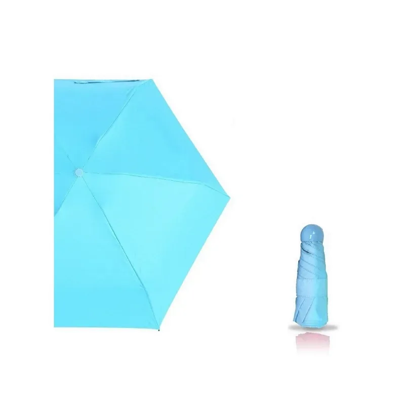 Personalized Mini Capsule Umbrella With Waterproof Case — DIBG43521, view 5 of 6