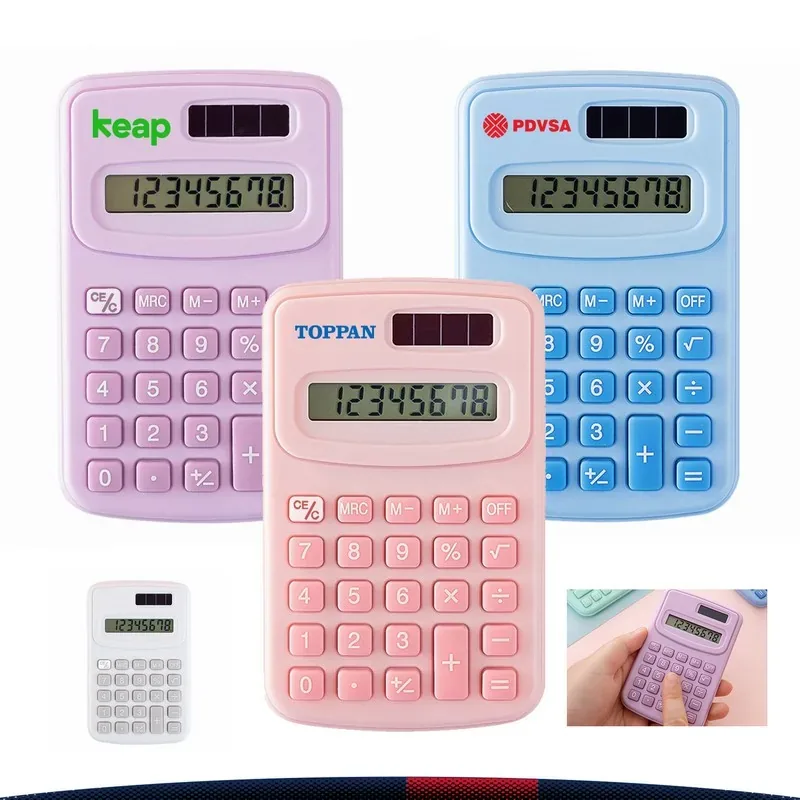 Pop Mini Calculator With Logo Imprint — DIBG46582, view 1 of 6