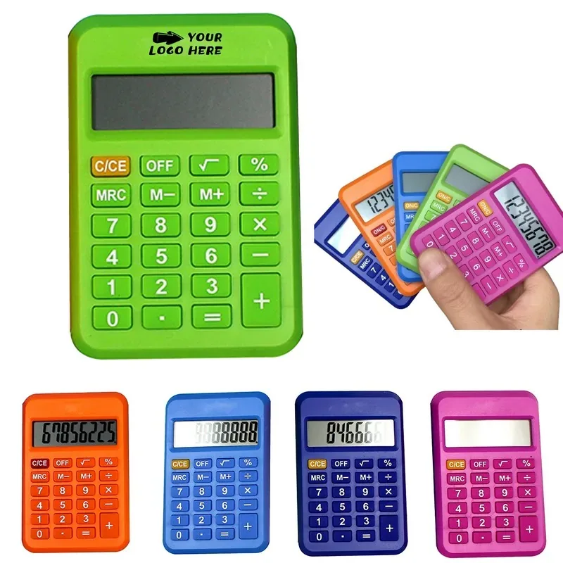 Personalized Mini Desktop Calculator — DIBG46588, view 1 of 8