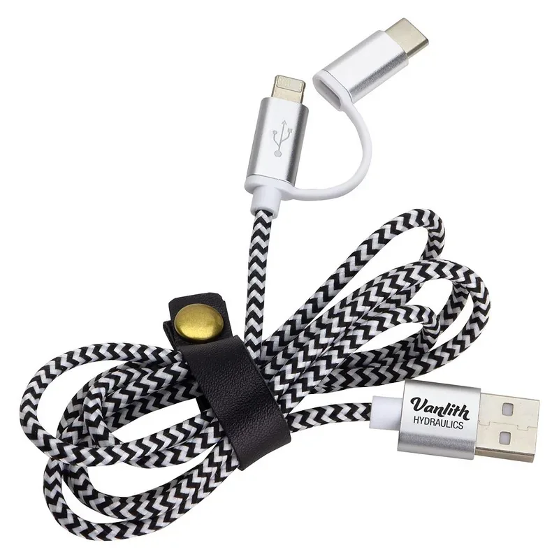 Custom Trinity 3-in-1 Charging Cable — DIBG50000, view 1 of 1