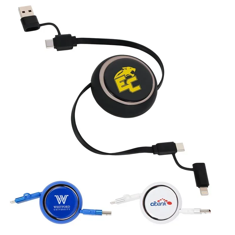 Mach 4-in-1 100W PD 39" Retractable Charging Cable — DIBG50007, view 1 of 1